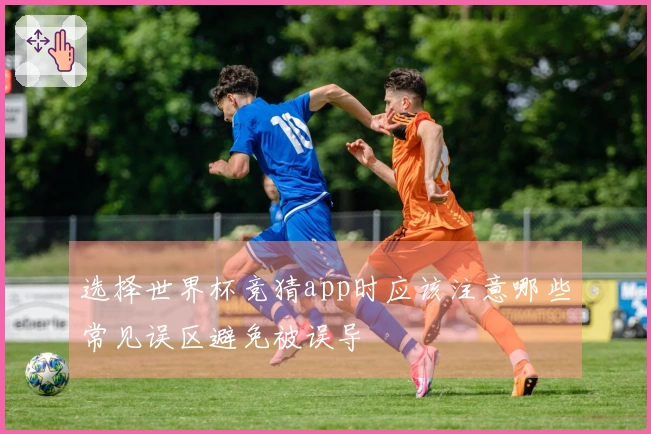 选择世界杯竞猜app时应该注意哪些常见误区避免被误导